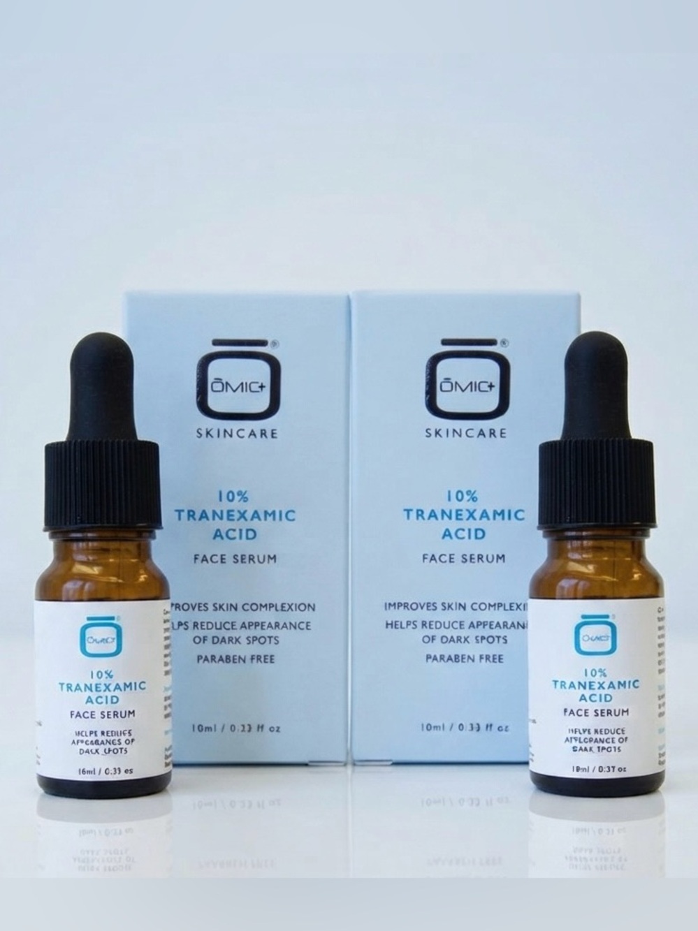 OMIC+ Skincare 10% Tranexamic Acid Face Serum - Set of 2 (New in Box)